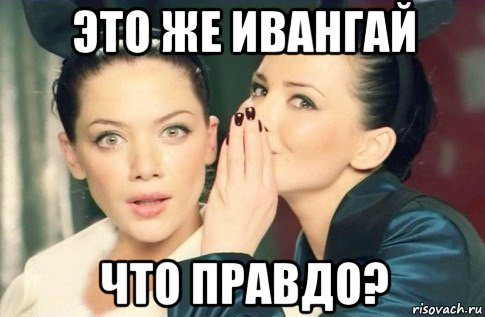 это же ивангай что правдо?, Мем  Он