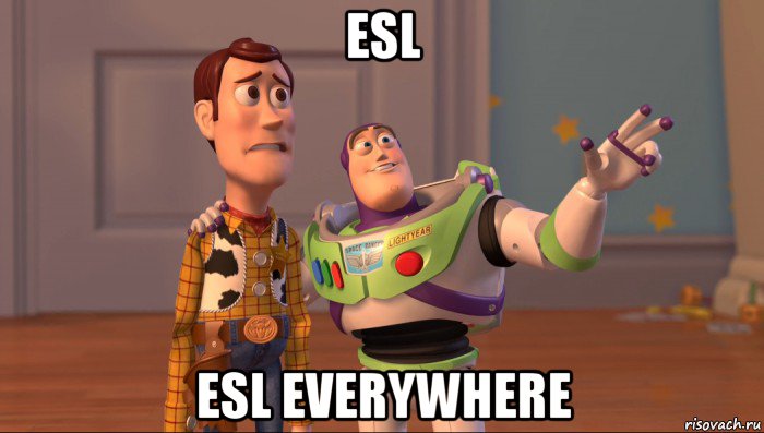 esl esl everywhere, Мем Они повсюду (История игрушек)