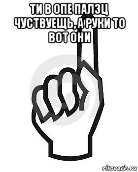 ти в опе палэц чуствуещь, а руки то вот они , Мем Сейчас этот пидор напишет хуйню