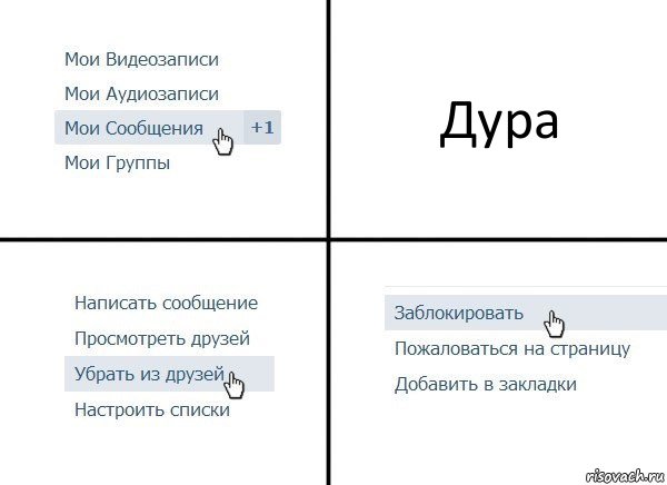 Дура, Комикс  Удалить из друзей