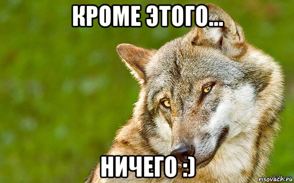 кроме этого... ничего :), Мем   Volf