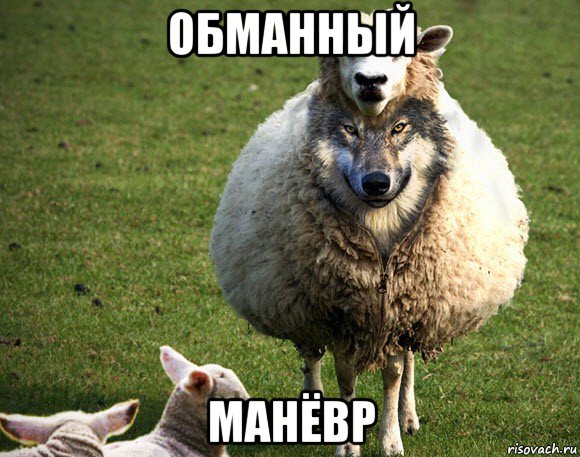 обманный манёвр, Мем Злая Овца