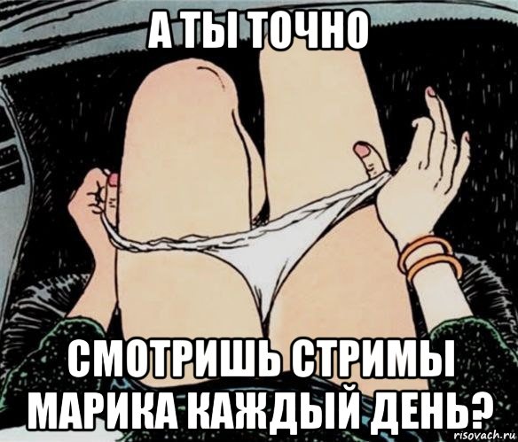 а ты точно смотришь стримы марика каждый день?, Мем А ты точно