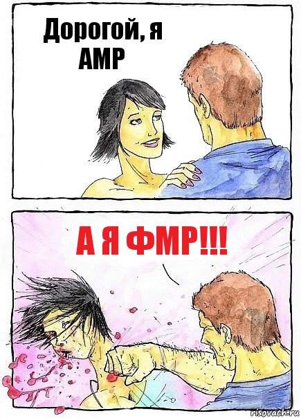 Дорогой, я АМР А Я ФМР!!!, Комикс Бей бабу по ебалу