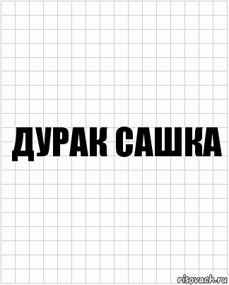 дурак сашка, Комикс  бумага