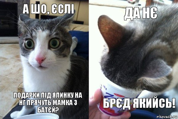 А шо, єслі Подарки під ялинку на НГ прячуть мамка з батєй? Да нє Брєд якийсь!, Комикс  Да не бред какой-то (4 зоны)