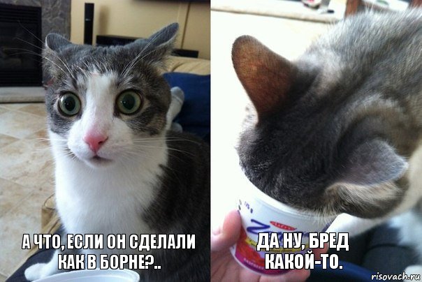 А что, если он сделали как в Борне?.. Да ну, бред какой-то., Комикс  Да не бред-какой-то (2 зоны)