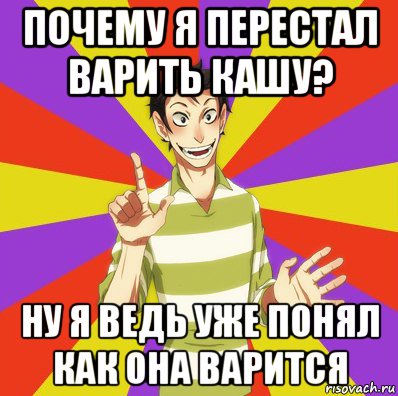 почему я перестал варить кашу? ну я ведь уже понял как она варится, Мем Дон Кихот Соционика