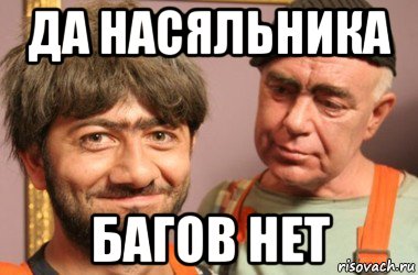 да насяльника багов нет