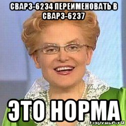 сварз-6234 переименовать в сварз-6237 это норма, Мем ЭТО НОРМАЛЬНО