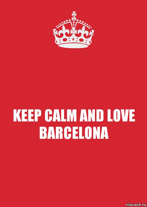 KEEP CALM AND LOVE BARCELONA, Комикс Keep Calm 3