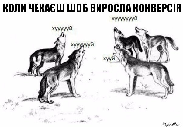 коли чекаєш шоб виросла конверсія, Комикс Когда хочешь