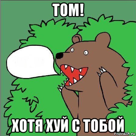 том! хотя хуй с тобой, Мем Медведь-шлюха