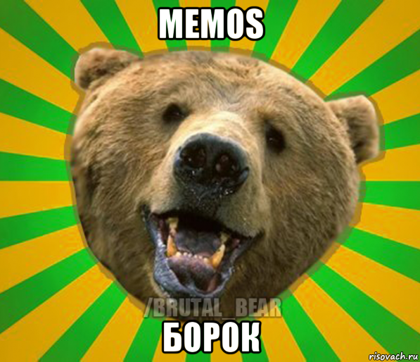 memos борок, Мем Нелепый медведь