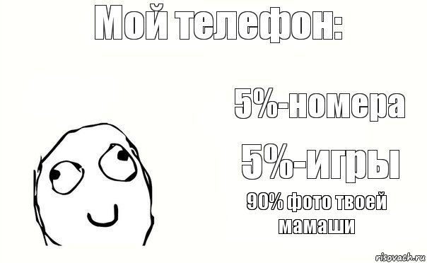 90% фото твоей мамаши, Комикс Мой телефон