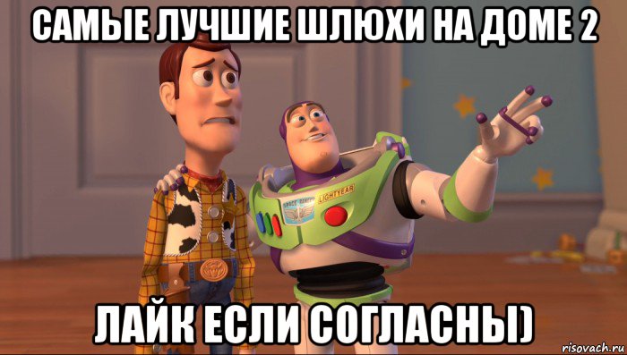 самые лучшие шлюхи на доме 2 лайк если согласны), Мем Они повсюду (История игрушек)