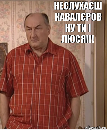 неслухаєш кавалєров ну ти і
люся!!!, Комикс Николай Петрович Воронин