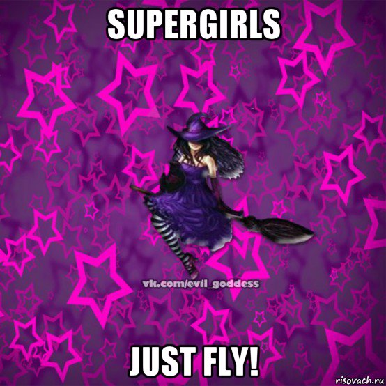 supergirls just fly!, Мем Зла Богиня