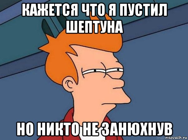 кажется что я пустил шептуна но никто не занюхнув, Мем  Фрай (мне кажется или)