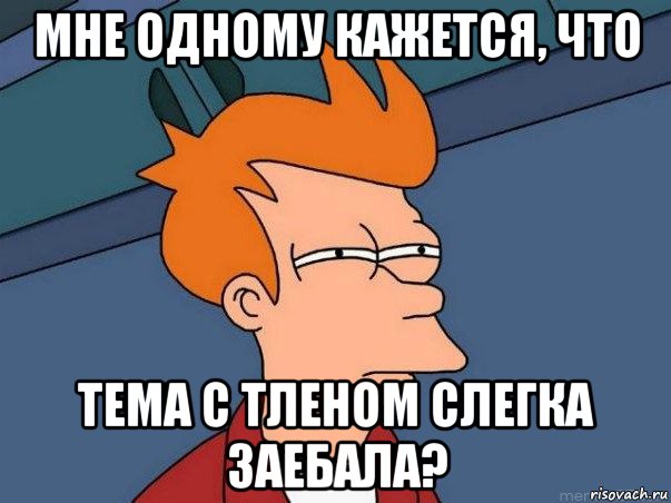 мне одному кажется, что тема с тленом слегка заебала?, Мем  Фрай (мне кажется или)