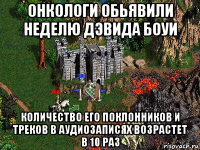 онкологи обьявили неделю дэвида боуи количество его поклонников и треков в аудиозаписях возрастет в 10 раз, Мем Герои 3