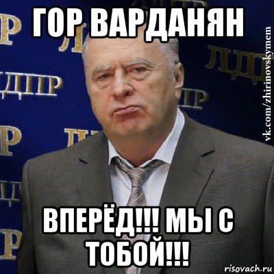 гор варданян вперёд!!! мы с тобой!!!, Мем Хватит это терпеть (Жириновский)