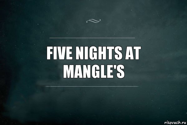 Five Nights at Mangle's, Комикс Игра Слов