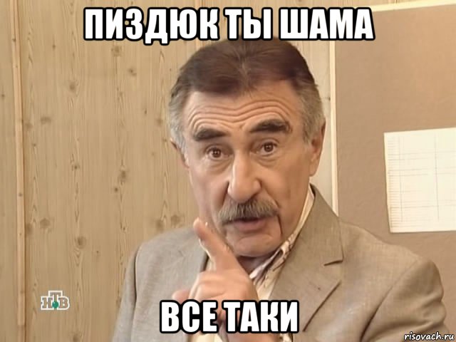 пиздюк ты шама все таки, Мем Каневский (Но это уже совсем другая история)