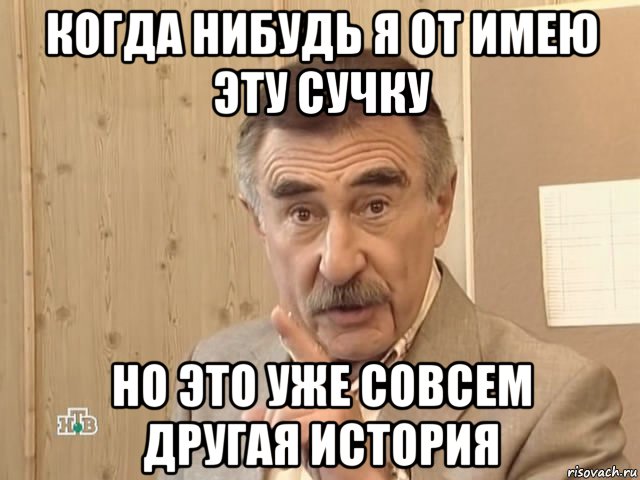 когда нибудь я от имею эту сучку но это уже совсем другая история, Мем Каневский (Но это уже совсем другая история)