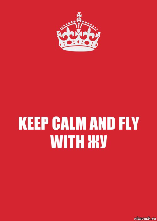 KEEP CALM AND FLY WITH ЖУ, Комикс Keep Calm 3