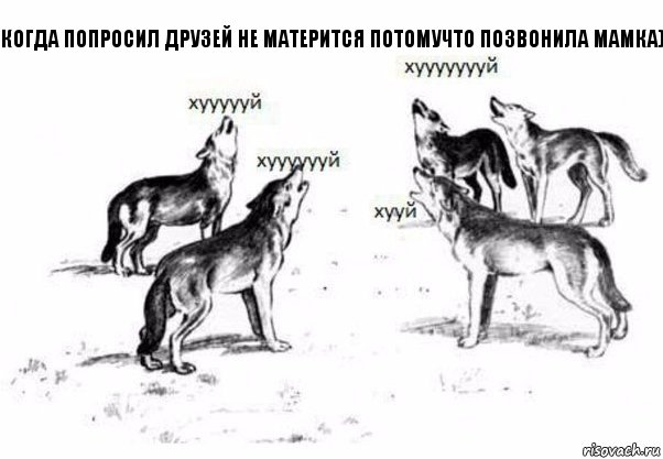 Когда попросил друзей не матерится потомучто позвонила мамка), Комикс Когда хочешь