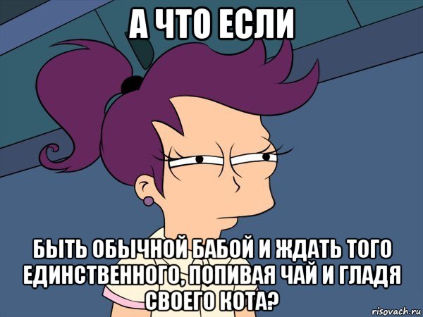 а что если быть обычной бабой и ждать того единственного, попивая чай и гладя своего кота?, Мем Мне кажется или (с Лилой)