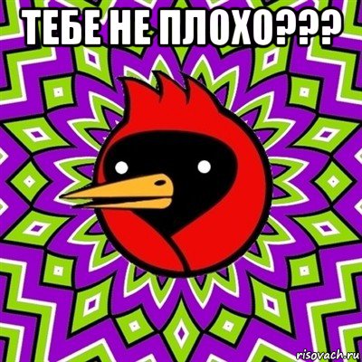 тебе не плохо??? , Мем Омская птица