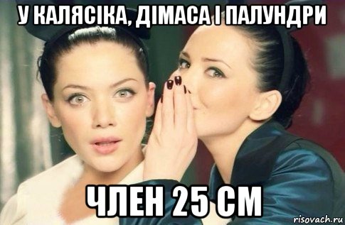 у калясіка, дімаса і палундри член 25 см, Мем  Он