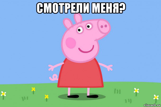 смотрели меня? , Мем Пеппа