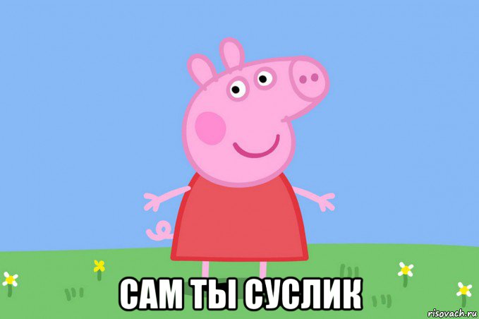  сам ты суслик, Мем Пеппа