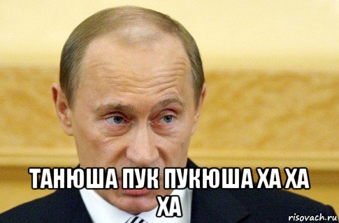  танюша пук пукюша ха ха ха, Мем путин