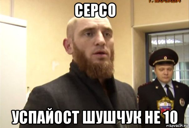 серсо успайост шушчук не 10, Мем Шучу