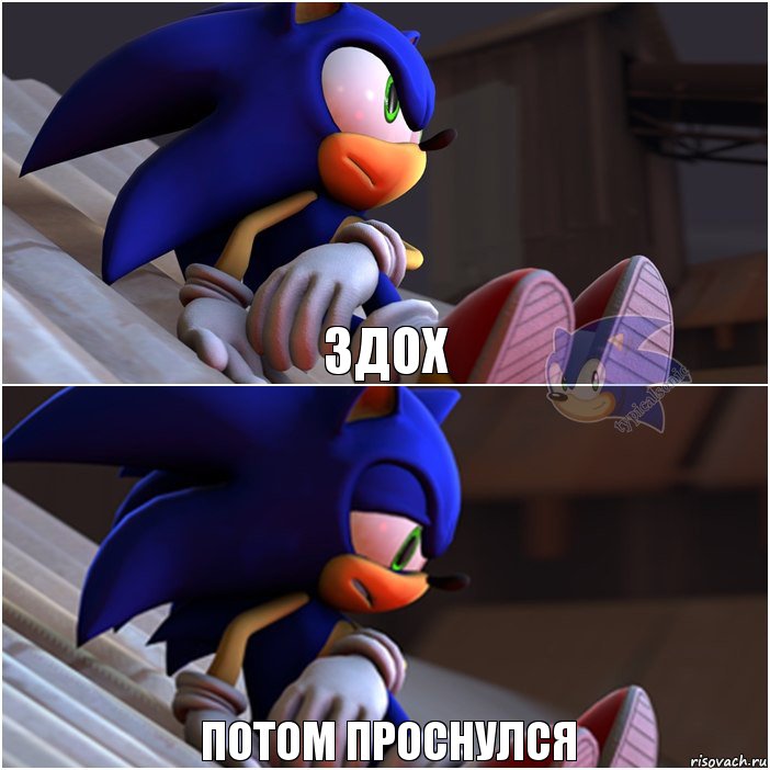 Здох Потом проснулся, Комикс Sonic 1