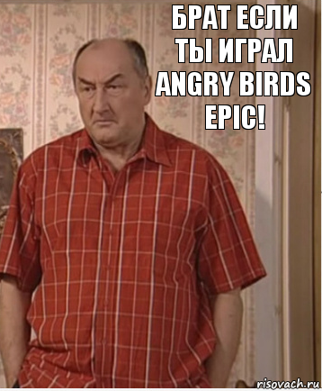 Брат если ты играл angry birds epic!, Комикс Николай Петрович Воронин