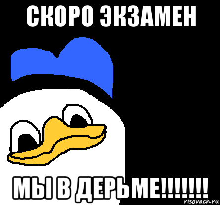 скоро экзамен мы в дерьме!!!!!!!, Мем ВСЕ ОЧЕНЬ ПЛОХО