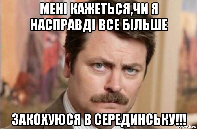 мені кажеться,чи я насправді все більше закохуюся в серединську!!!, Мем  Я человек простой