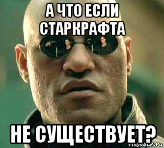 а что если старкрафта не существует?, Мем  а что если я скажу тебе