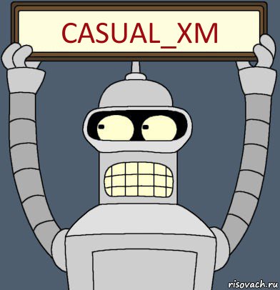 Casual_XM, Комикс Бендер с плакатом