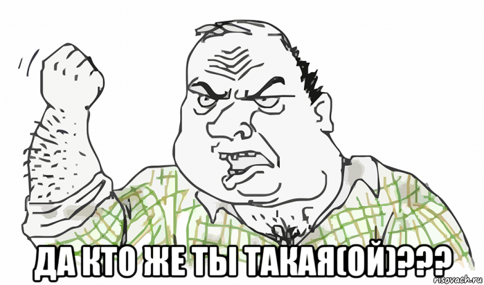  да кто же ты такая(ой)???, Мем Будь мужиком