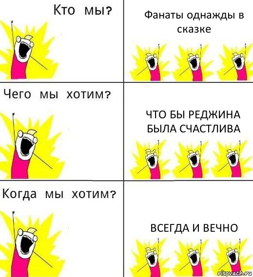 Фанаты однажды в сказке что бы Реджина была счастлива всегда и вечно, Комикс Что мы хотим