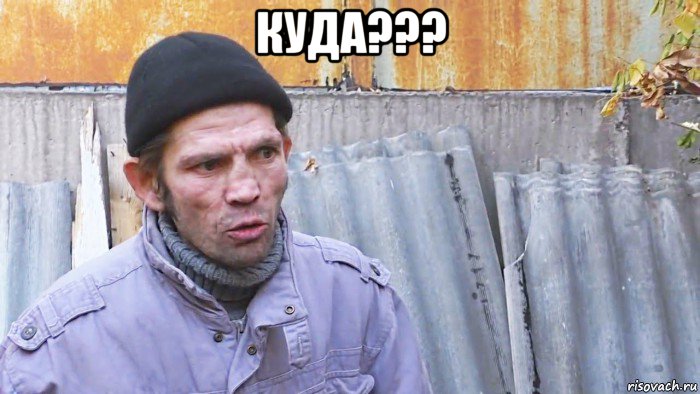 куда??? , Мем  Дичь