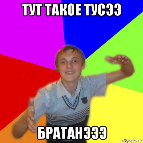 тут такое тусээ братанэээ, Мем дк