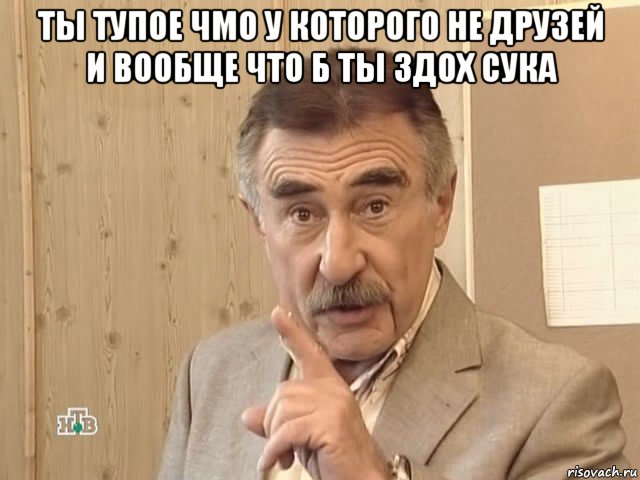 ты тупое чмо у которого не друзей и вообще что б ты здох сука , Мем Каневский (Но это уже совсем другая история)