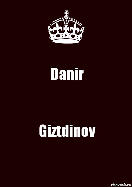 Danir Giztdinov, Комикс keep calm